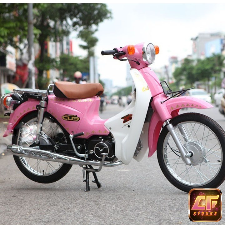 Xe cub hồng phiên bản mộng mơ