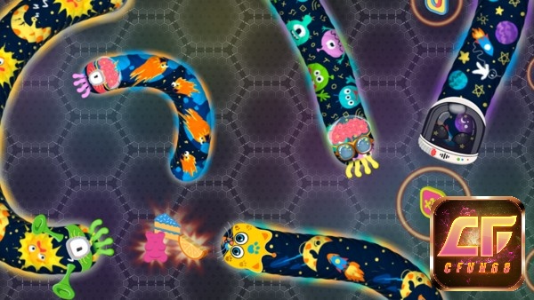 Chạy theo vòng tròn là một chiến thuật được nhiều người chơi sử dụng trong Wormate.io