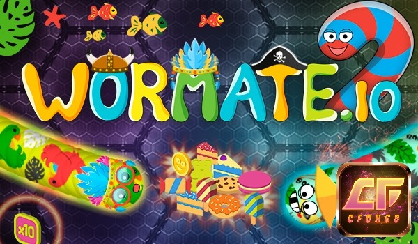 Igame. io Wormate.io có giao diện đẹp mắt, màu sắc tươi tắn
