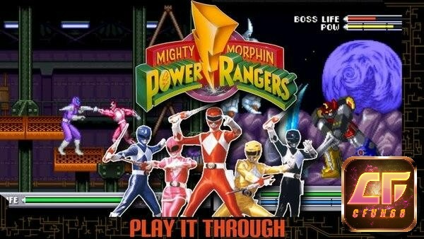 Game Power Rangers là game cùng tên dựa trên bộ phim siêu nhân Gao
