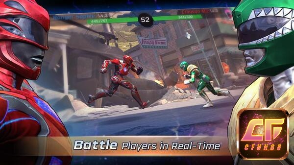 Tro choi sieunhan Power Rangers: Legacy Wars có những trận chiến rất thú vị