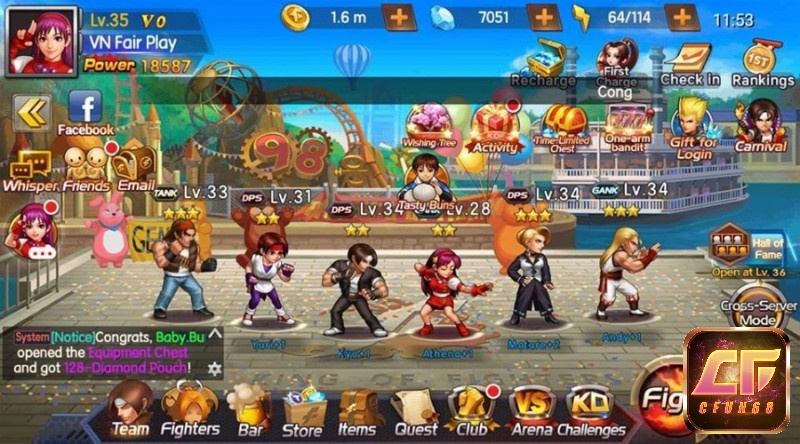 Tham gia các sự kiện game để nhận giftcode Quyen Vuong 98