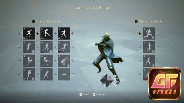 Combat Deck cho phép chuyển đổi giữa các thế tấn công trong Absolver