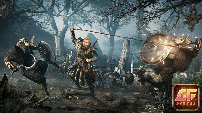 Nhân vật trong game có thể sử dụng nhiều loại vũ khí khác nhau