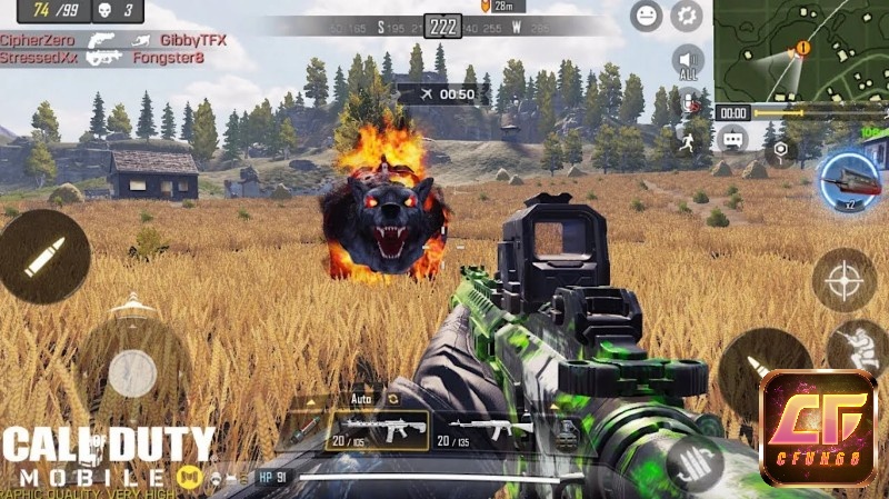Game Call of Duty Mobile cung cấp nhiều bản đồ khác nhau