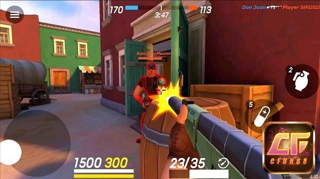 Game thủ cần nhanh mắt nhanh tay để tiêu diệt kẻ thù