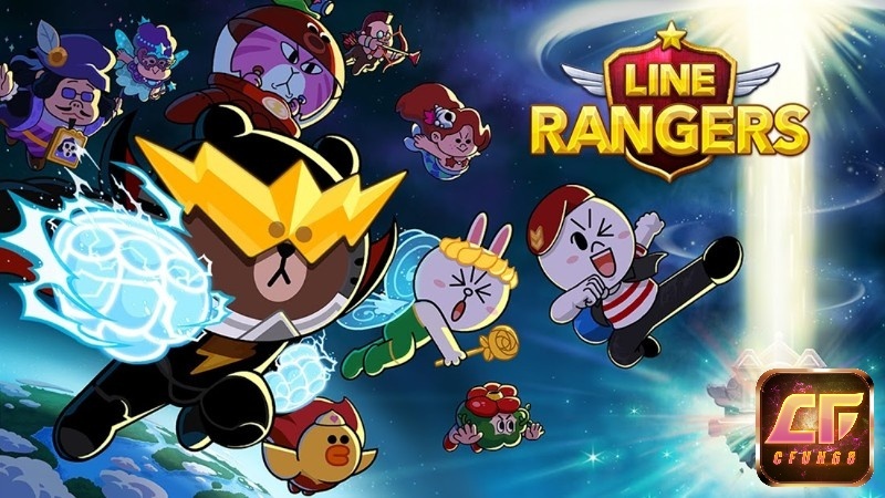 Game LINE Rangers – Giải cứu bạn cùng biệt đội siêu nhân
