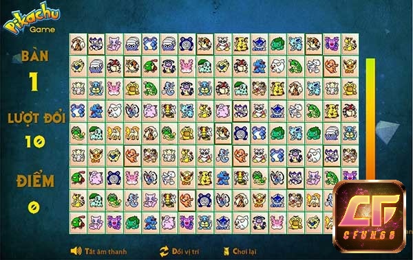 Game Kawaii cổ điển với lối chơi bảng đơn giản mang tính giải trí cao