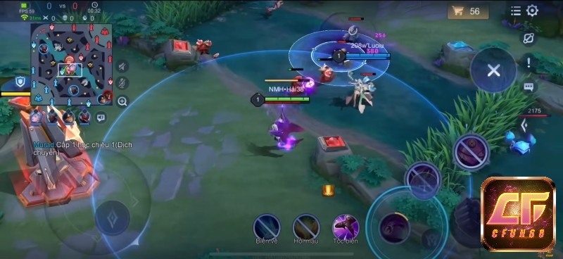 Đầu game anh em nên farm lính thật nhanh rồi di chuyển hỗ trợ đồng đội