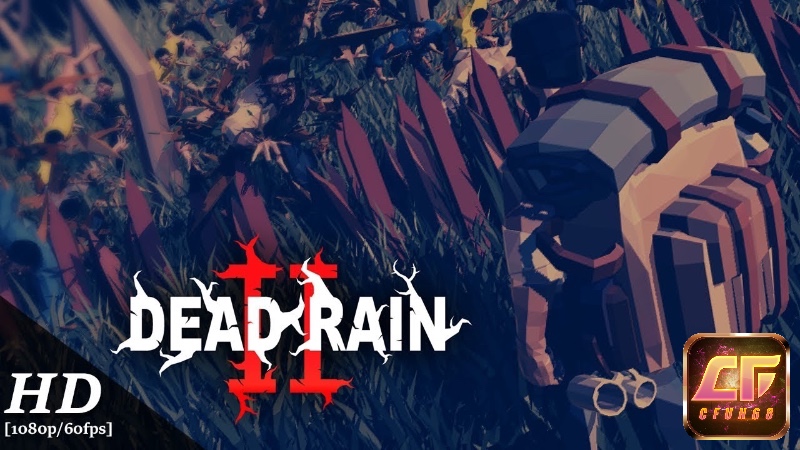 Nhân vật vượt chướng ngại vật và tiêu diệt zombie trong Dead Rain 2 với phong cách đi cảnh độc đáo