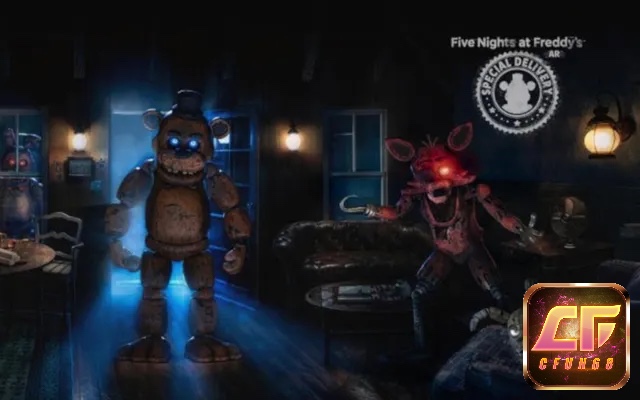 FNAF AR mang đến trải nghiệm kinh dị thực tế tăng cường, cho phép người chơi đối mặt với animatronic ngay trong không gian thật