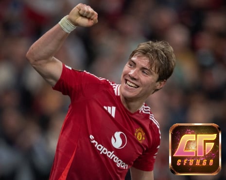 Rasmus Højlund chân sút đẳng cấp của Manchester United