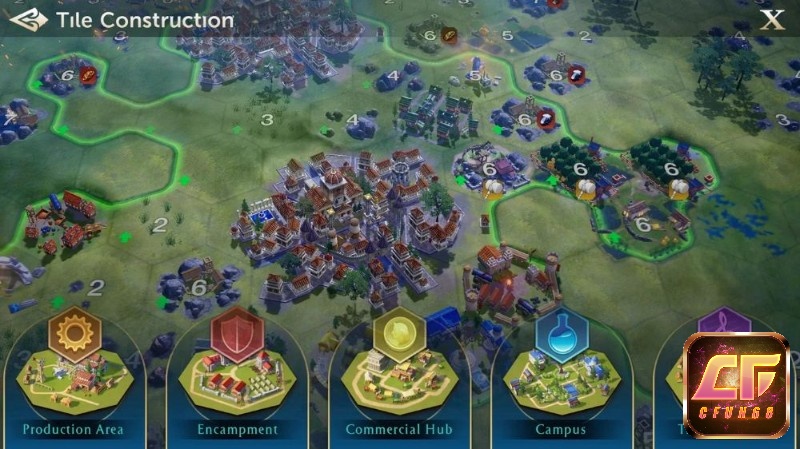 Đồ họa Civilization VI giúp dễ dàng quan sát và lên chiến lược