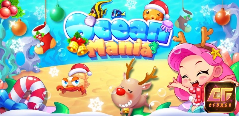 Ocean Mania - Fishing Games Offline game bắn cá offline hoạt hình đáng yêu, phù hợp với mọi lứa tuổi, đặc biệt là trẻ em