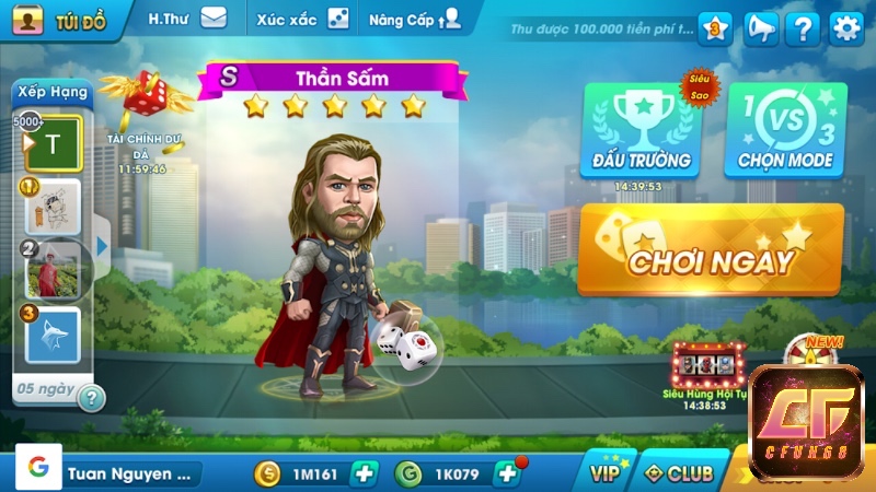 Giao diện game cờ tỷ phú ZingPlay thân thiện, Việt hóa hoàn toàn, phù hợp với mọi lứa tuổi.