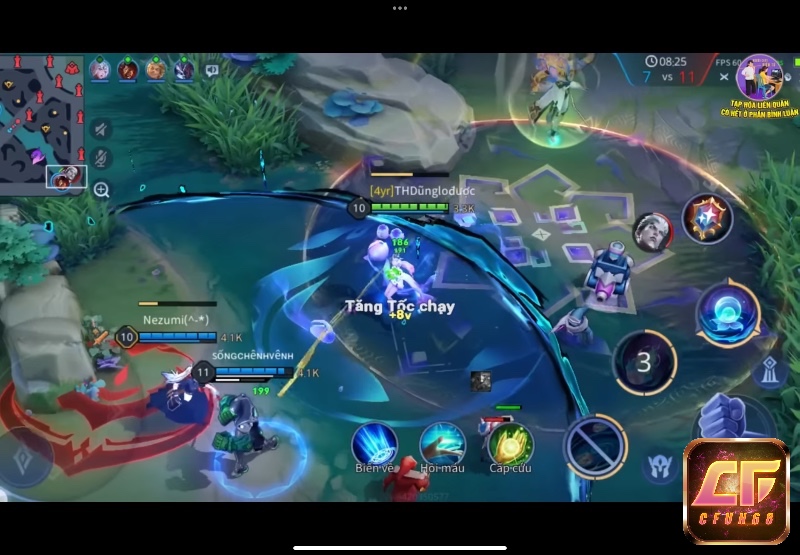 Cuối game Helen nên đi cùng tướng chủ lực, sử dụng chiêu 2 để gây áp lực và phối hợp tiêu diệt mục tiêu lớn