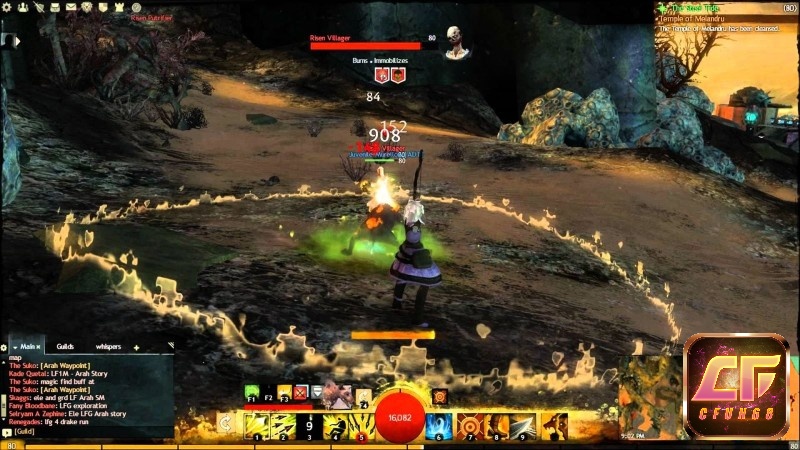 Game mmorpg nổi bật với thế giới rộng lớn cùng hệ thống nhân vật đa dạng với hệ thống kỹ năng độc đáo