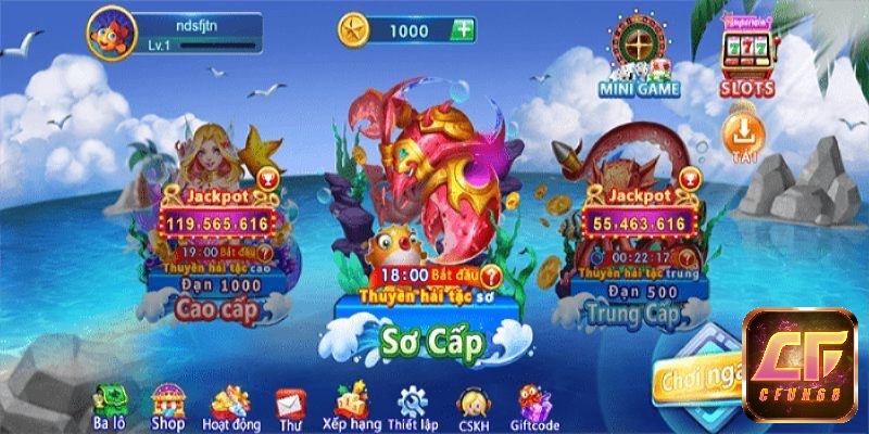 Các phòng chơi tại game bắn cá vàng vô cùng đa dạng để anh em ngư thủ lựa chọn phù hợp với kỹ năng của mình
