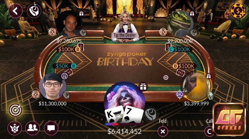 Zynga Poker là một trong những tên tuổi lâu đời nhất trong làng game poker offline mobile