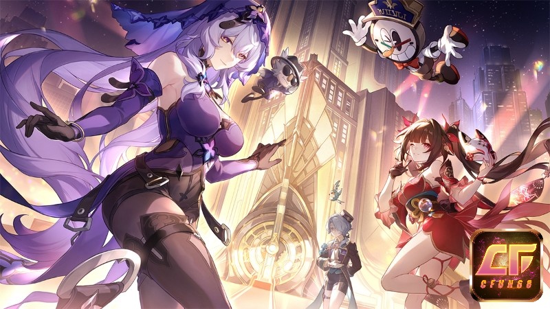 Trải nghiệm chuyến tàu liên thiên hà cùng các nhân vật anime đẹp mắt trong Honkai: Star Rail.