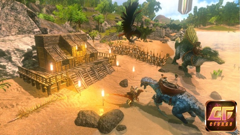 ARK: Survival Evolved là một trong số top game sinh tồn online với đồ họa đẹp mắt