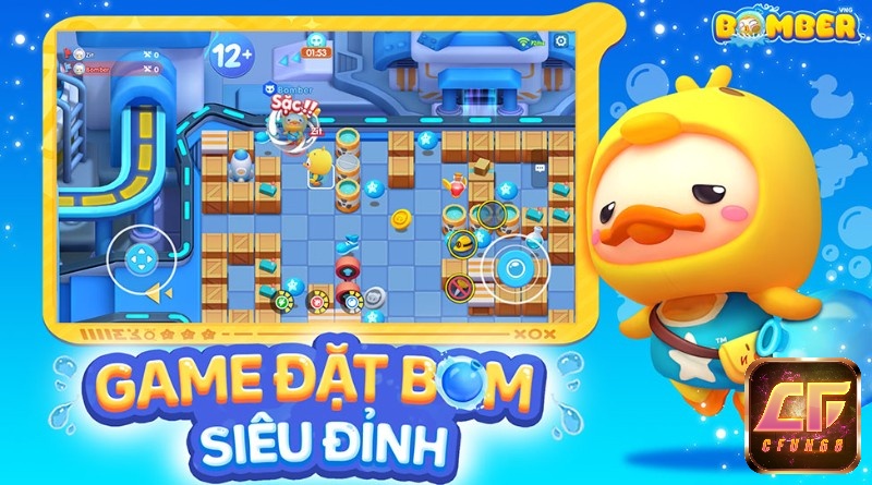 Bomber VNG là game đặt boom online thú vị với đồ họa dễ thương và lối chơi hấp dẫn