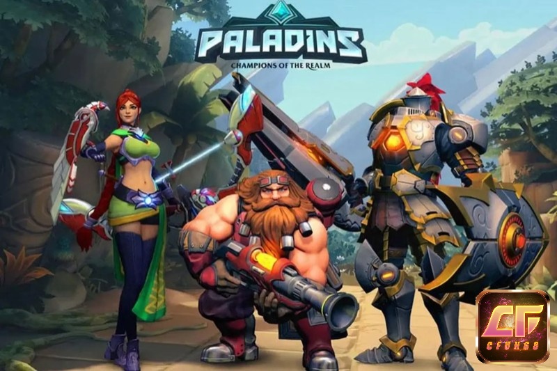 Paladins – hero shooter free, build loadout linh hoạt, dễ vào