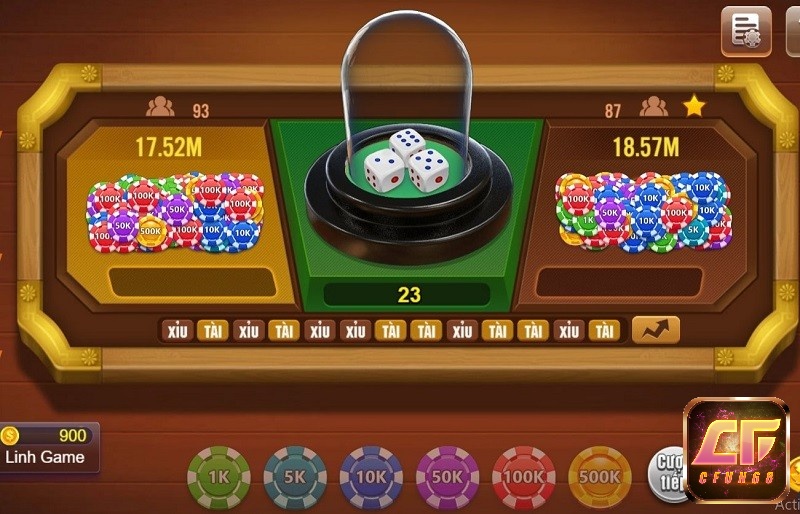 Cửa Tài từ 11 đến 17, cửa Xỉu từ 4 đến 10, riêng “Bão” khiến mọi cược Tài Xỉu đều thua