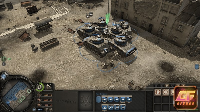 Game Company of Heroes 3 có lối chơi chiến thuật thời gian thực đòi hỏi tư duy của game thủ cao