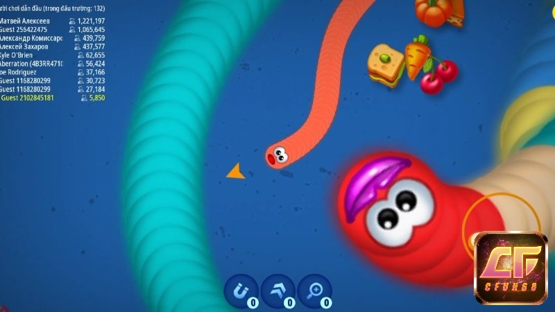 Quan sát, phán đoán và quản lý tốc độ là bí quyết để chinh phục game rắn săn mồi Wormate io dễ dàng.