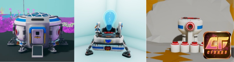 Astroneer có nhiều các công trình giúp hỗ trợ bạn có thể xây dựng cho mình một căn cứ mạnh mẽ