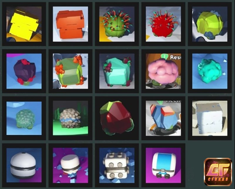 Game đa dạng các loại vật phẩm giúp hỗ trợ bạn trong việc sinh tồn cũng như khám phá vũ trụ