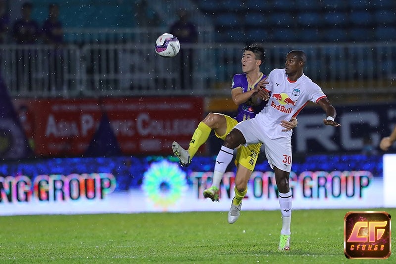 Trận đấu Hoàng Anh Gia Lai gặp Hà Nội FC giúp người chơi hình dung cách đặt single bet đơn giản