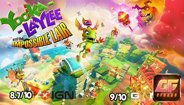 Game Yooka-Laylee and the Impossible Lair là một game platform huyền thoại với màu sắc sinh động và lôi cuốn