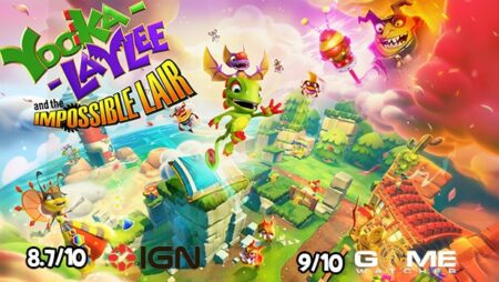 Game Yooka-Laylee and the Impossible Lair đầy màu sắc