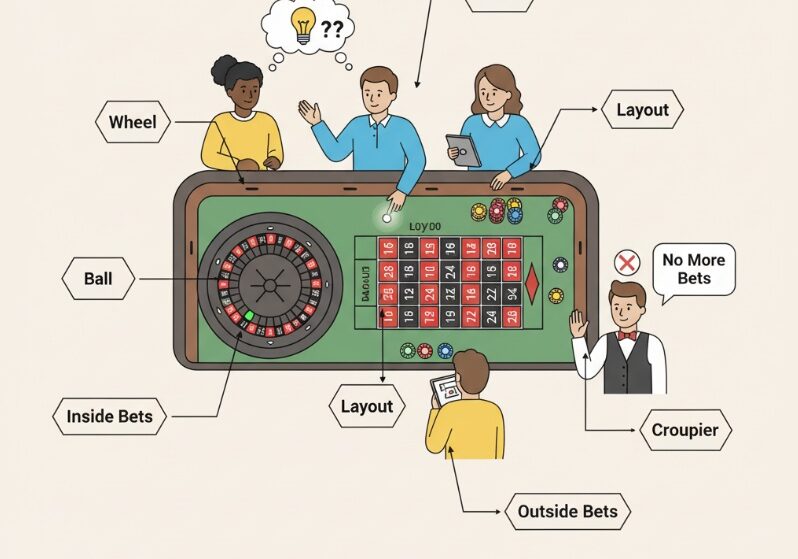 Thuật ngữ game Roulette đơn giản, dễ hiểu cho tân thủ