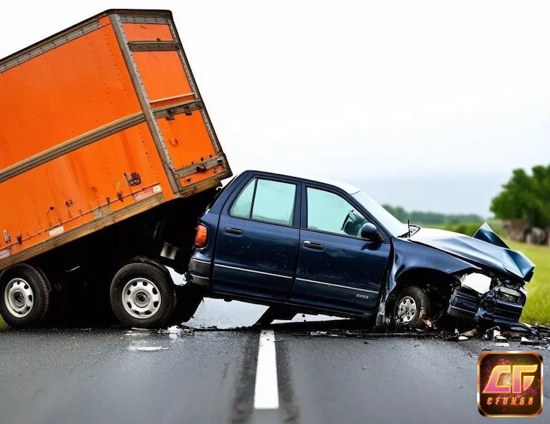 Ô tô bị tai nạn thường ngụ ý về những xung đột và rắc rối trong cuộc sống 