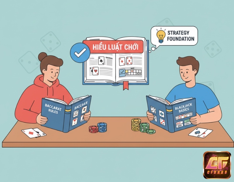 So sánh Baccarat vs Blackjack: Baccarat nhanh, dễ chơi; Blackjack yêu cầu tư duy và chiến thuật, phù hợp cho người chơi thích thử thách