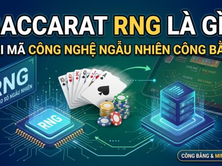 Baccarat RNG là gì? Giải mã công nghệ ngẫu nhiên công bằng