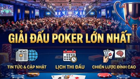 Giải đấu poker lớn nhất: Cập nhật tin tức, lịch thi đấu