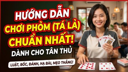 Cách chơi Phỏm Tá Lả chuẩn nhất: Hướng dẫn cho tân thủ