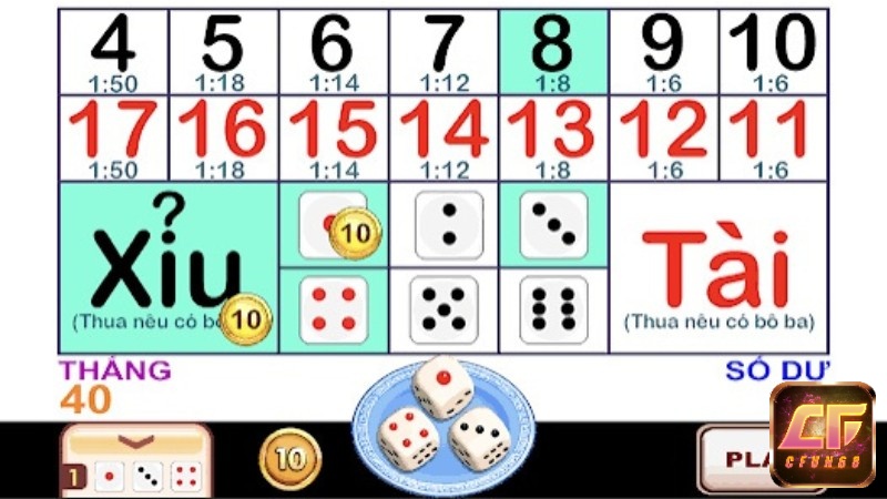 Quy định về cửa tài và xỉu