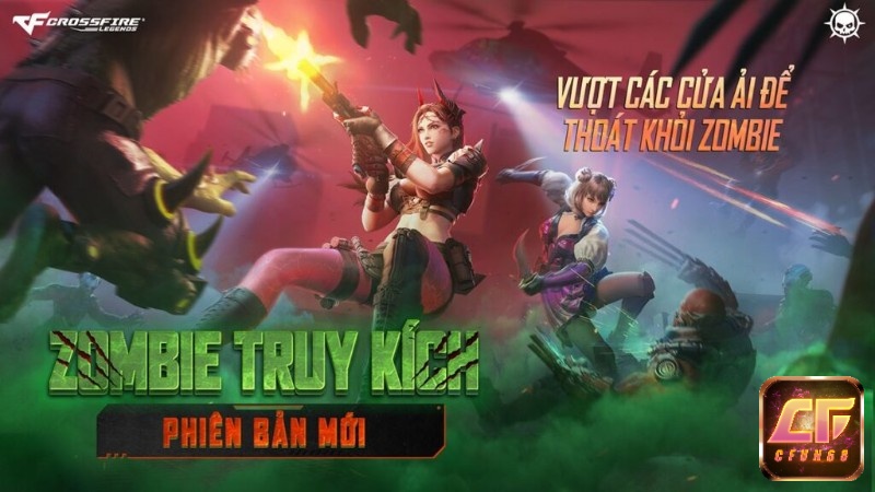 Đội hình vượt qua năm khu vực trước khi làn sóng zombie chặn đường thoát hiểm