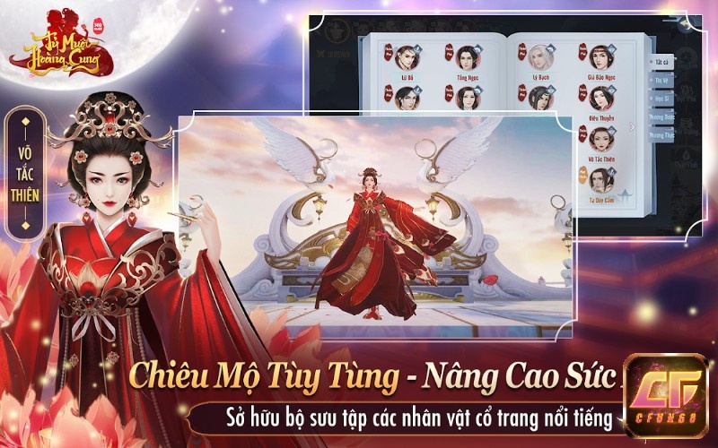 Tỷ Muội Hoàng Cung thu hút bằng đồ họa ba chiều, tùy chỉnh dung mạo và thế giới cổ đại sinh động