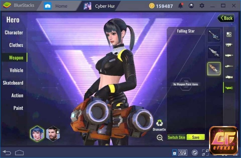Kho trang bị Cyber Hunter hỗ trợ nhiều phong cách giao tranh khác nhau