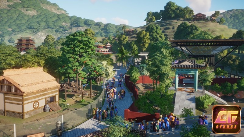 Planet Zoo cho phép biến từng khu vực thành một công trình mang phong cách riêng